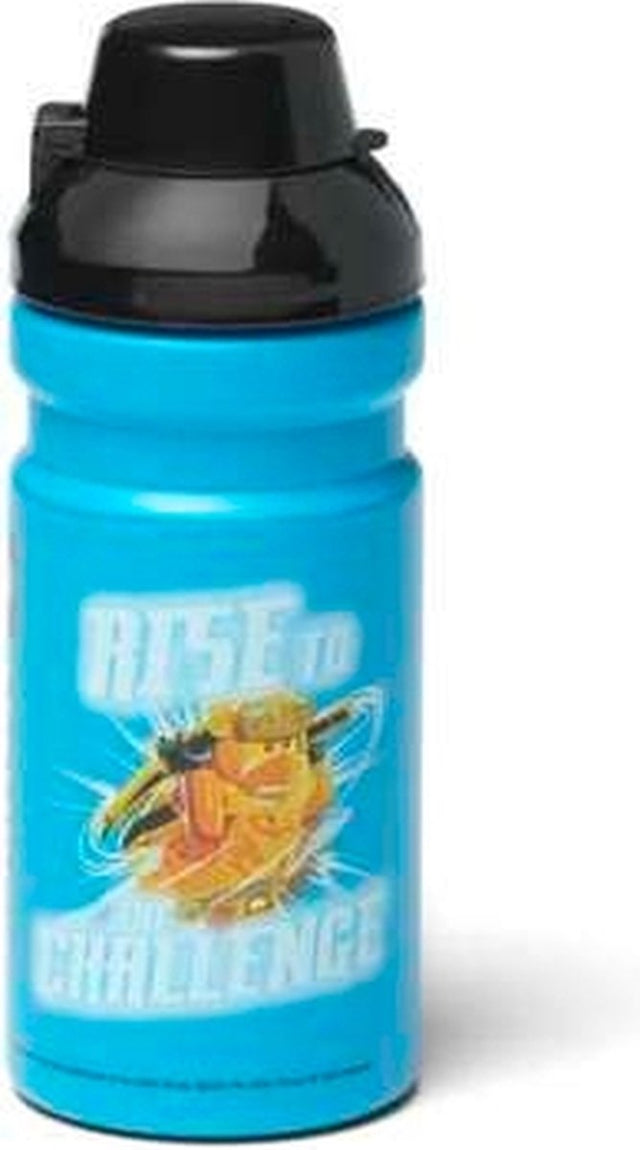 Lego drinkfles ninjago, 0.39 l, blauw, zwart -