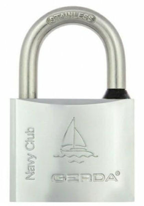 Gerda roestvrijstalen chroomslot 60mm marineclub