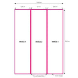 DNP Papier 2 Rol � 200 St. 15x20 Geperforeerd op 5x20 en 10x20 cm voor DS620