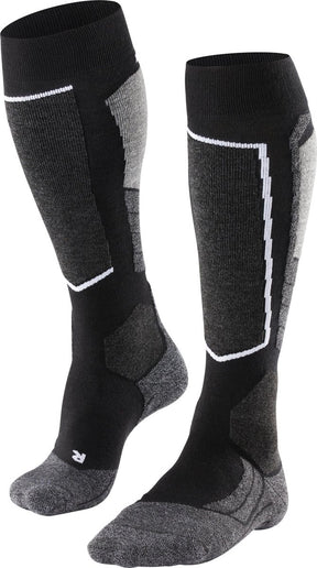 Falke sk2 warm dik wol functioneel materiaal skisokken dames zwart - maat 39-40 39 40