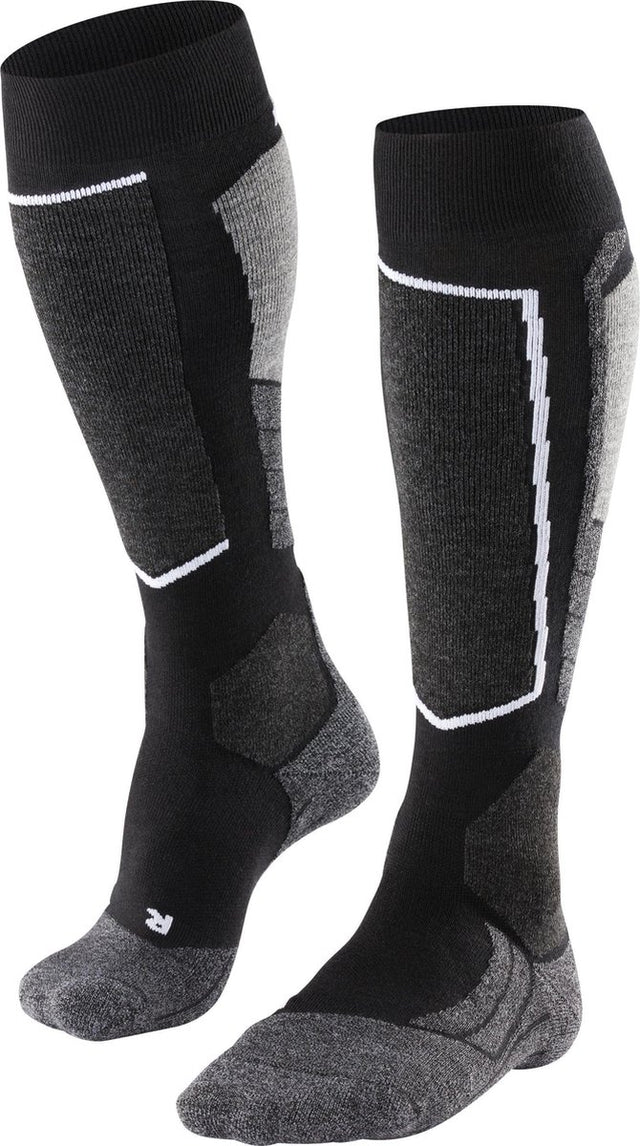 Falke sk2 warm dik wol functioneel materiaal skisokken dames zwart - maat 39-40 39 40