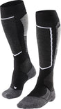Falke sk2 warm dik wol functioneel materiaal skisokken dames zwart - maat 39-40 39 40