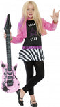 Smiffys rockstar kostuum voor meiden 146 158