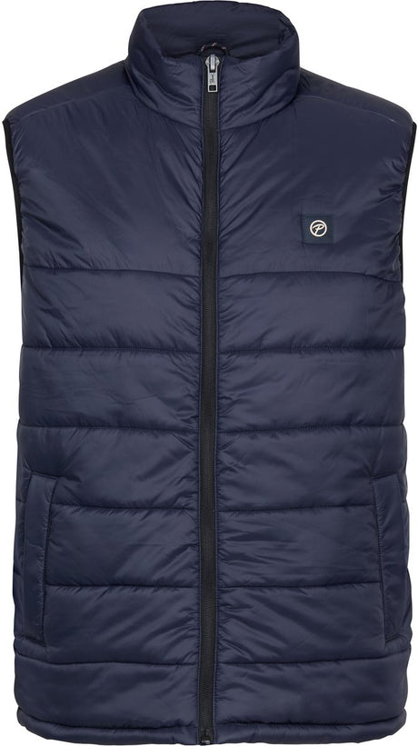 Petrol industries - heren gewatteerde bodywarmer dawson - blauw - maat xxxl
