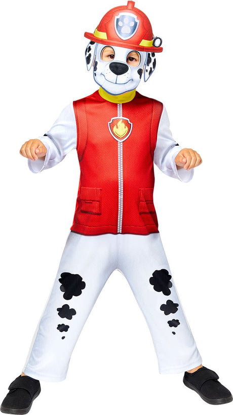 Paw patrol - verkleedkleding - marshall - kinderen - 92 104 (3-4 jaar)