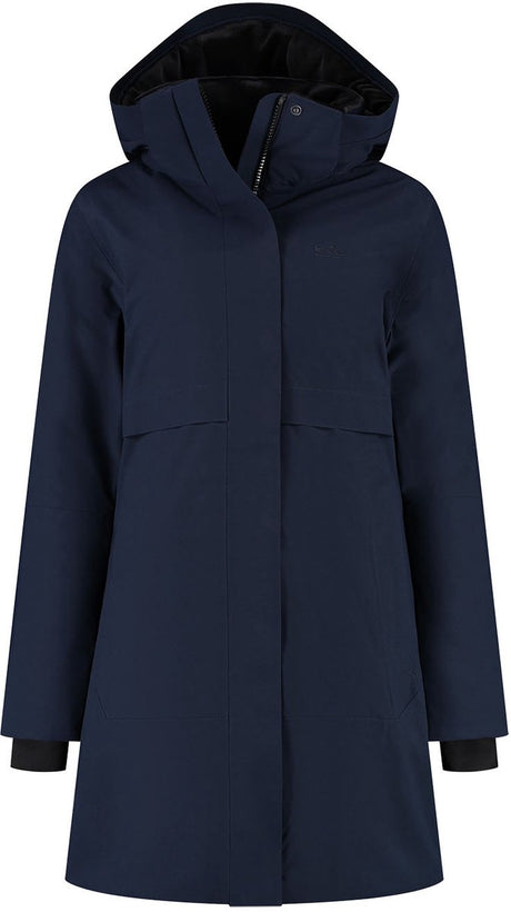 Kjelvik swaan dames outdoorjas - donker blauw