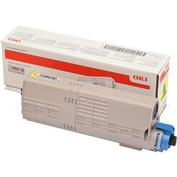 Tonercartridge oki 46490605 nr. c532 mc573 geel