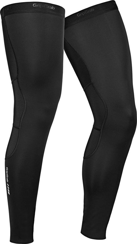 Gripgrab - aquarepel 2 leg warmers waterafstotende beenstukken thermal winter fiets beenwarmers - zwart - unisex s