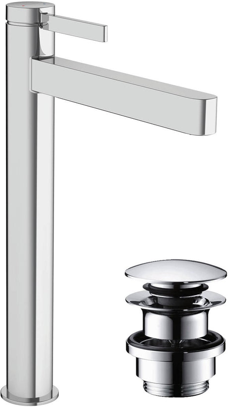Hansgrohe finoris - wastafelmengkraan - ééngreeps bediening - met afvoerplug - 260mm - chroom