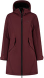 Kjelvik sibelle dames outdoorjas - donker rood