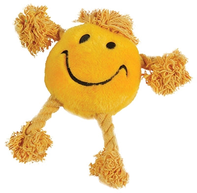 Happy Pet Happy Faces Plush Smiley Yellow