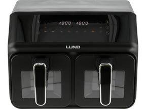 Lund friteuse zonder vet 2200w 4l+4l zwart