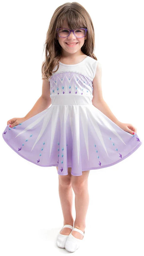 Little adventures - ice coronation twirl jurk – maat 128-134 128 134