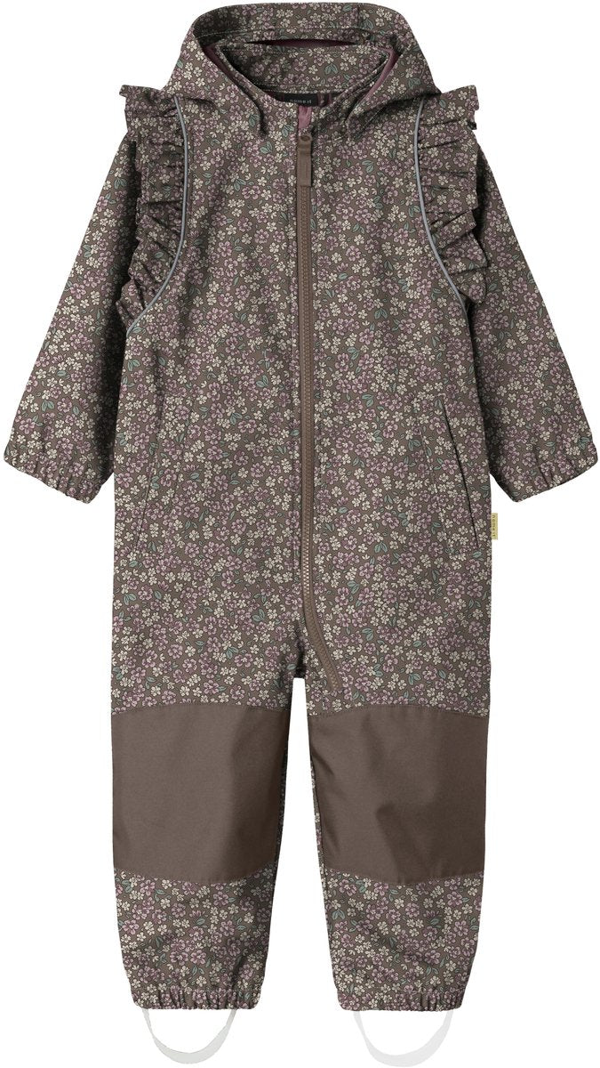 Name it - nmfalfa08 softshell suit frill aop fo dames jas