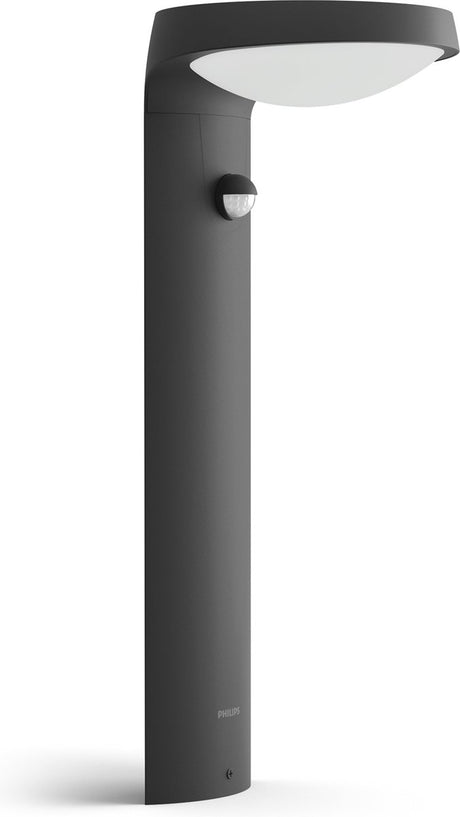 Philips tyla sokkellamp op zonne-energie - antraciet - met sensor - 1.2w