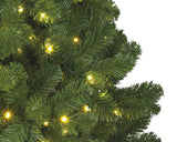 Everlands kunstkerstboom imperial pine 180cm hoog verlicht met 260 geintegreerde warmwitte led lampjes