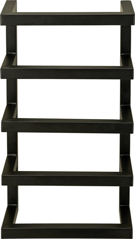 Wenko wand handdoekrek fondiro zwart mat staal 24x42cm - handdoekhouder - handdoekenrek - handdoekstang voor aan de muur - voor 4 handdoeken