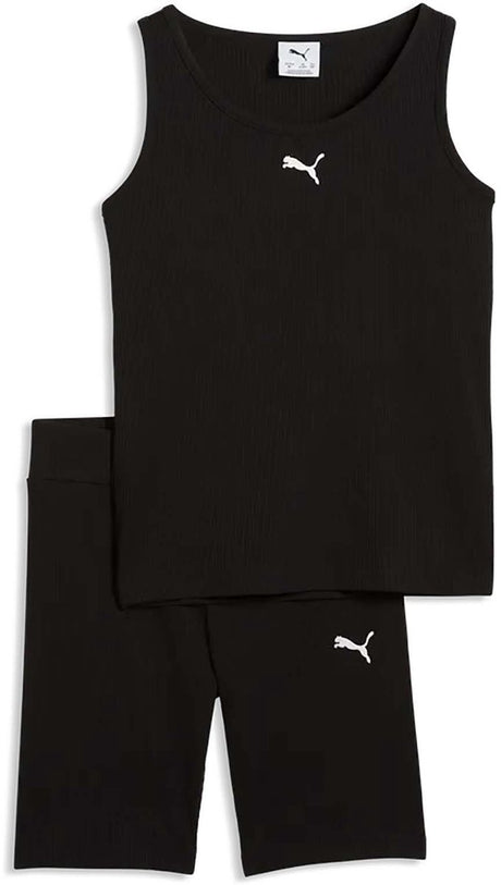 Puma ess elevated rib tank and short leggings set g 176