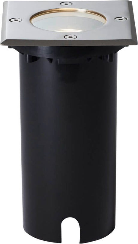 Brilliant itch - grondspot buiten - 1xgu10, 20w - geschikt voor reflectorlampen - chroom