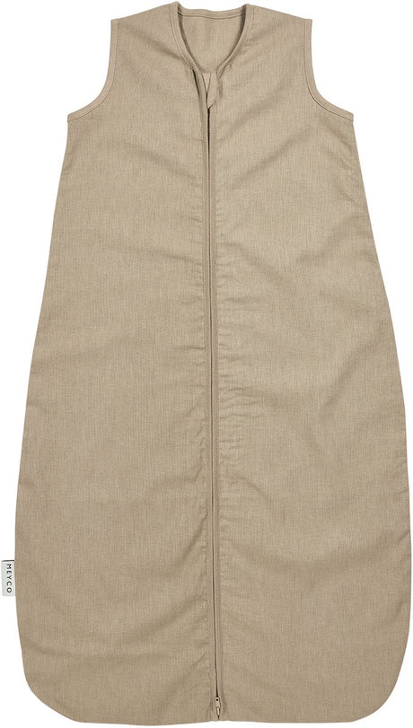 Meyco baby studio collection linnen baby slaapzak - taupe - 90cm - 0.5 tog