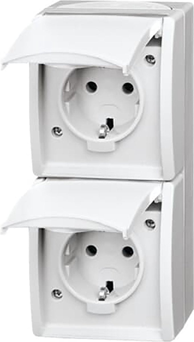 Busch-jaeger abb ocean ip44 wandcontactdoos (wcd-schakelmateriaal) - 2cka002084a0710 - e2p28