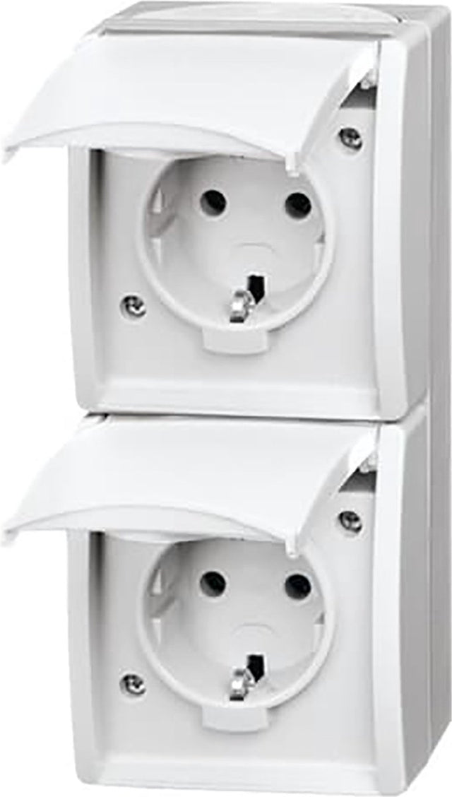 Busch-jaeger abb ocean ip44 wandcontactdoos (wcd-schakelmateriaal) - 2cka002084a0710 - e2p28