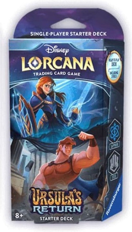 Disney lorcana tcg: ursula's return - anna hercule starter deck