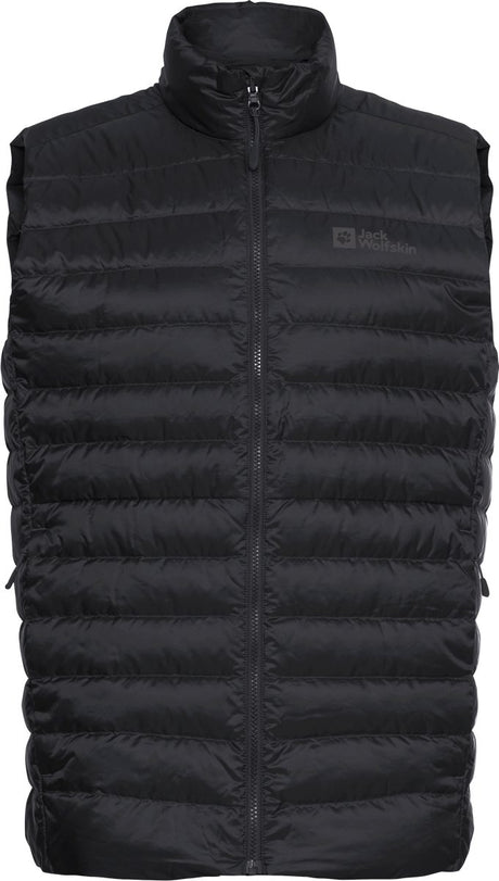 Jack wolfskin pilvi down vest m rds heren outdoorbodywarmer-black