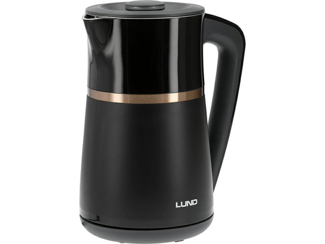 Lund elektrische ketel 1,7l zwarte temperatuurregeling