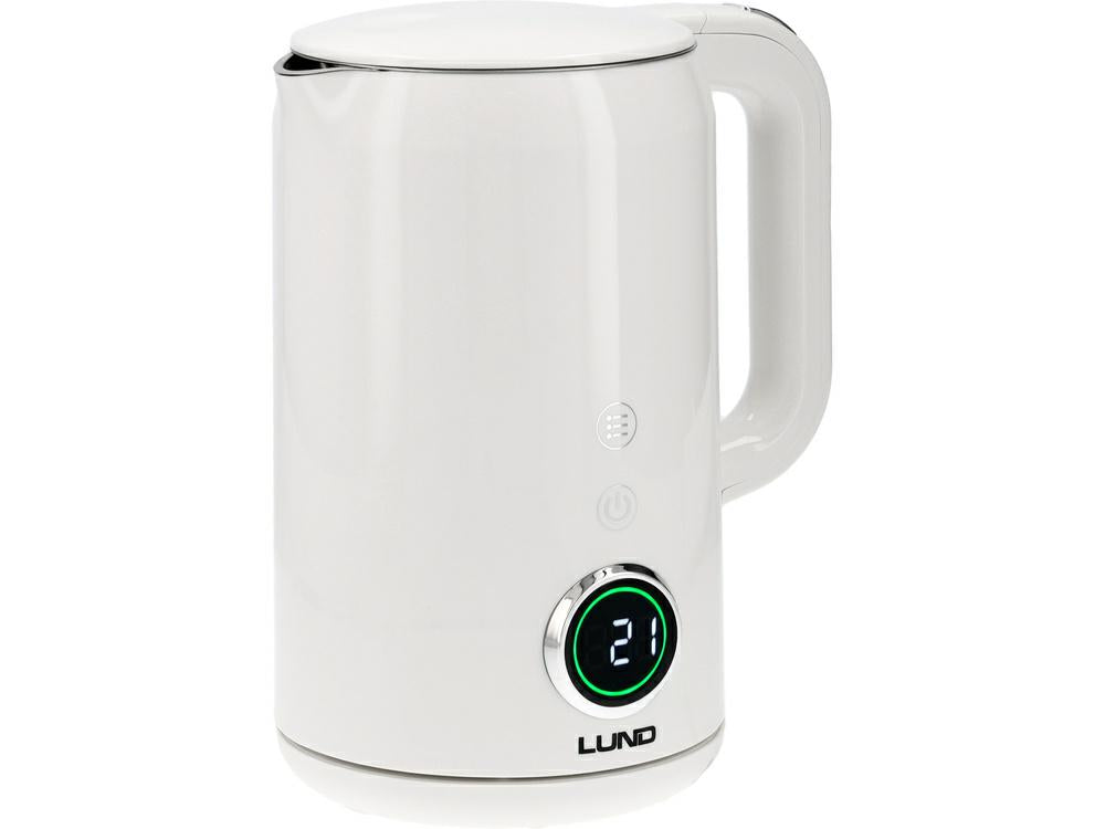 Lund elektrische ketel 1,7l witte temperatuurregeling