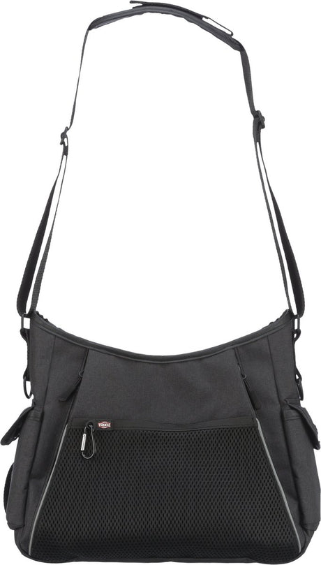 Trixie - uitlaat- en dummytas - antraciet - 34x9x29 cm