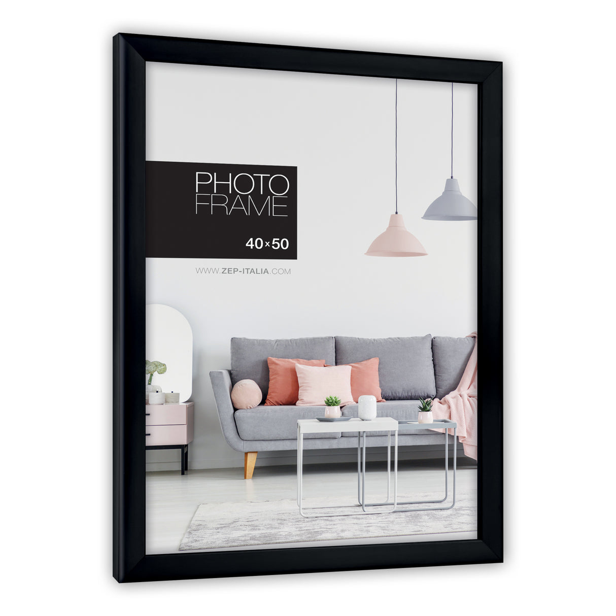 Zep fotolijst np75b edison black 50x70 cm