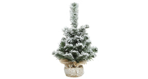 Imp erial mini tree snowy indoor green white dia30 h45 cm