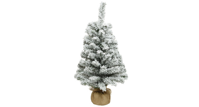 Imp erial mini tree snowy indoor green white dia41 h75 cm