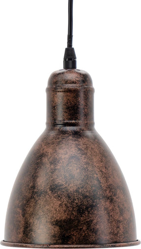 Eglo priddy 1 hanglamp - e27 - ø 15,5 cm - koper antiek
