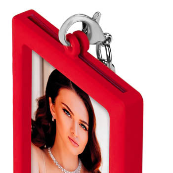 Zep foto sleutelhanger aa9r red 35x45 mm