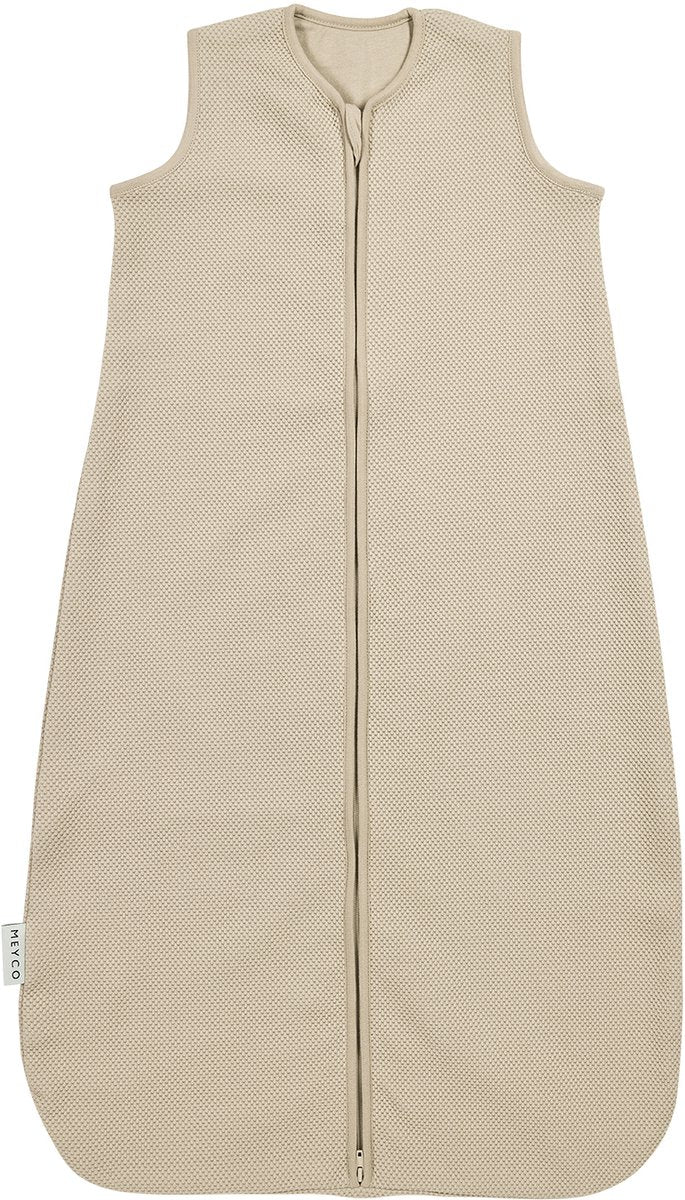 Meyco baby studio collection classic baby slaapzak - sand - 70cm - 1.0 tog