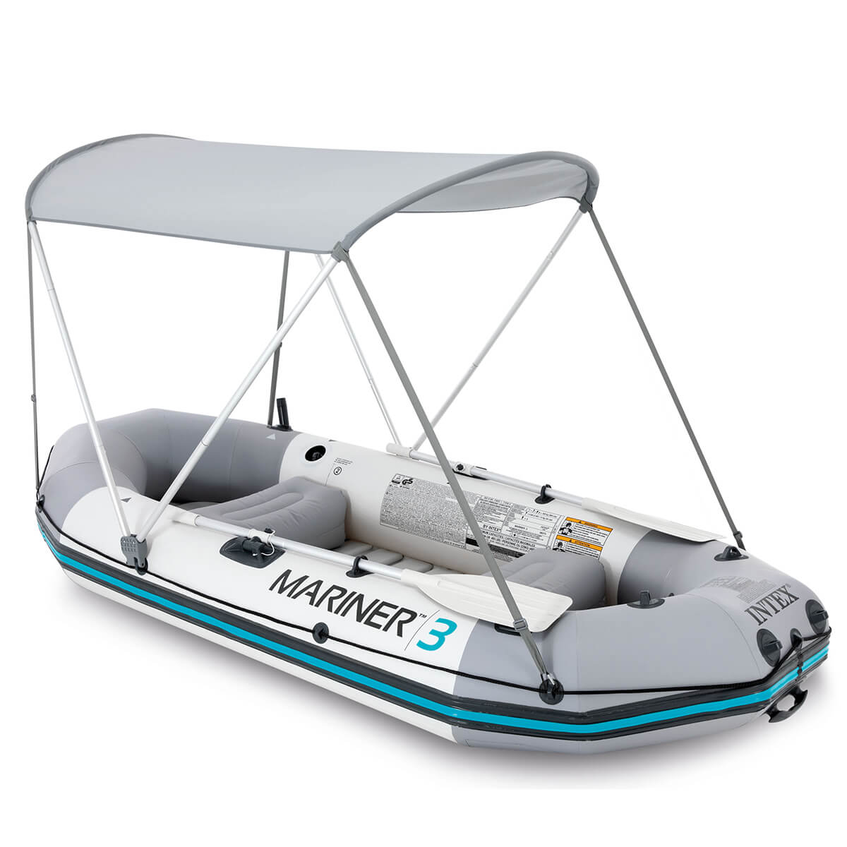 Intex canopy for inflatable boat