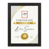 Zep v4721n certificate brown 21x29,7 cm