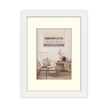 Zep fotolijst v4546w malmo white 7x10 10x15 cm