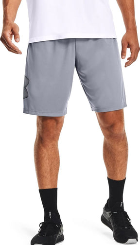 Under armour ua tech graphic short-gry heren sportbroek - steel - zwart m