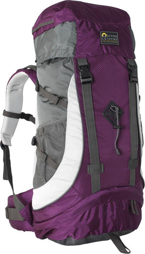 Active leisure mountain guide 55 - backpack - aubergine silver grey