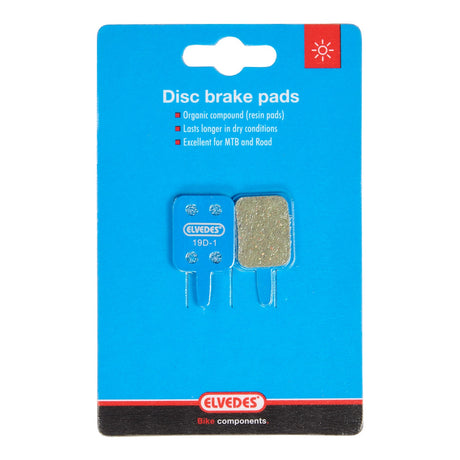 Schijfremblokset Elvedes organisch Assess mechanisch (1 paar)