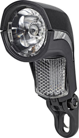 Busch + müller lumotec upp t senso plus koplamp, zwart transparant