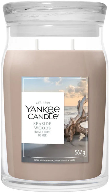 Yankee candle - seaside woods large jar - tot 80 branduren