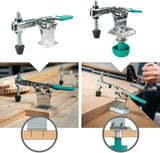 Wolfcraft - mobiele snelspanner - werkbank accessoires - lijmklem voor werktafel - 20mm - 6893000