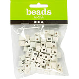 Creativ company https: www.cchobby.nl letterkralen-a-z-en-blanco-afm-8x8-mm-gatgrootte-3-mm-wit-96-div-1-doos