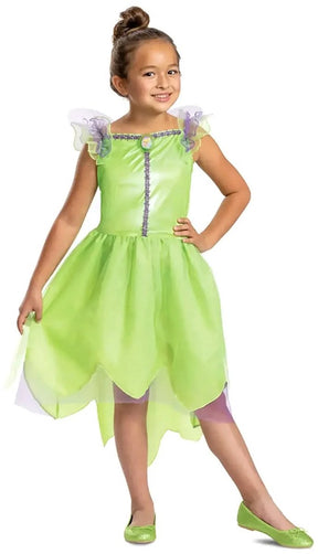 Disguise disney - tinker bell, tinker bell jurk classic , maat xs (3t-4t jaar), meisjes xs