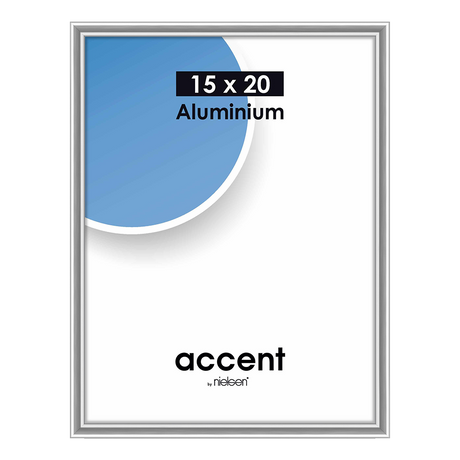 Nielsen design nielsen fotolijst 52423 accent glanzend zilver 30x40 cm