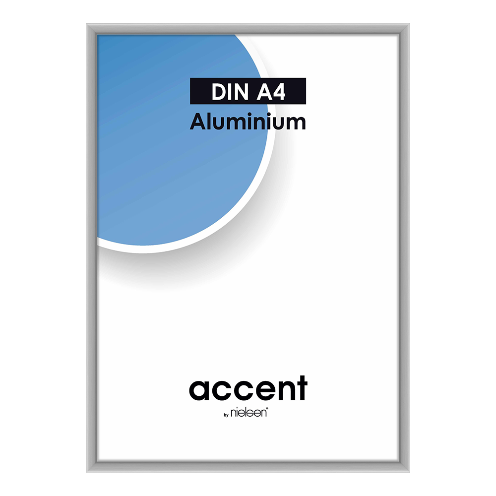Nielsen design nielsen fotolijst 59748 accent mat zilver 29,7x42 cm